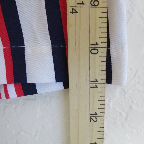 H&M* Men's Short Sleeve‎ Button Down Straight Hem Stripe Shirt~ Size Medium - Picture 9 of 11